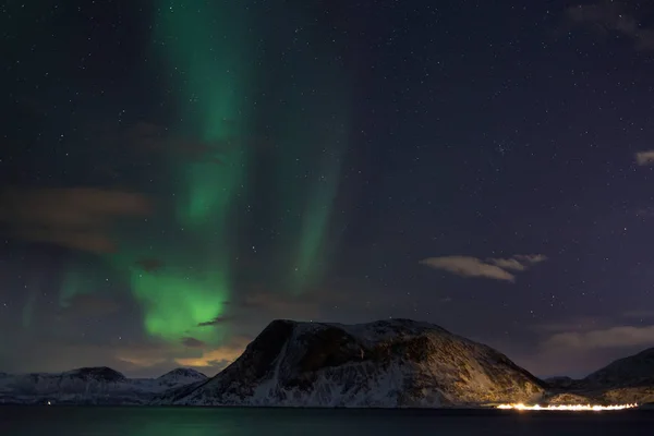 Auroras Boreales Tromso Norway — Foto de Stock