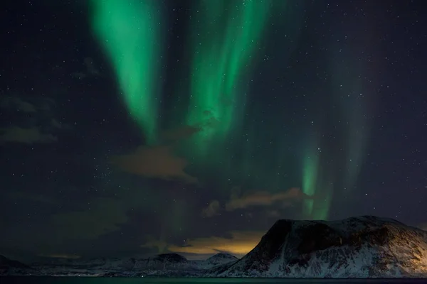 Auroras Boreales Tromso Norway — Foto de Stock