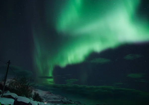 トロムソ ノルウェーのオーロラ — ストック写真