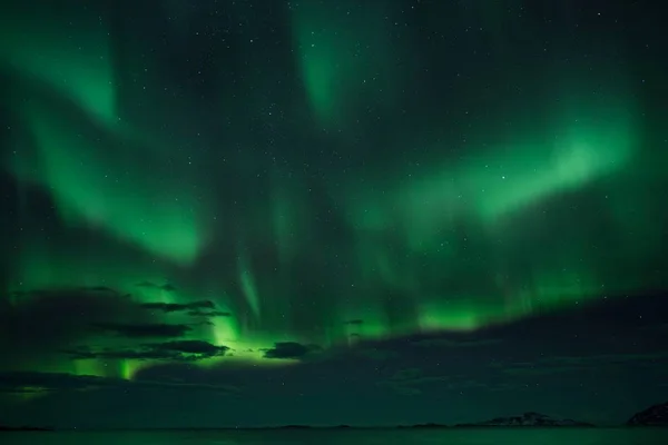 Auroras Boreales Tromso Norway —  Fotos de Stock