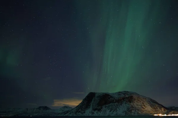 Luzes Norte Tromso Norway — Fotografia de Stock