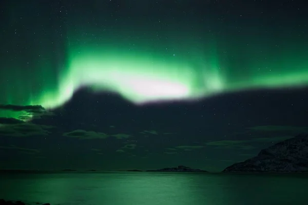 Auroras Boreales Tromso Norway —  Fotos de Stock