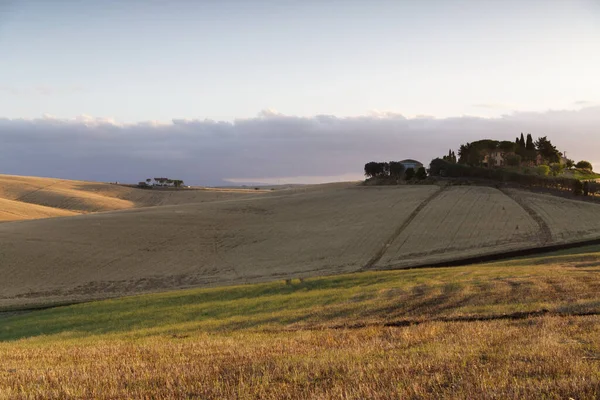 Utsikt över den toskanska landsbygden — Stockfoto