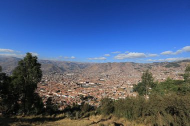 Cusco şehrinin en iyi manzarası