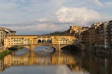 Floransa 'daki güzel Ponte Vecchio