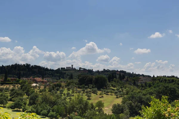 Vista de las colinas alrededor de Florencia — Foto de Stock