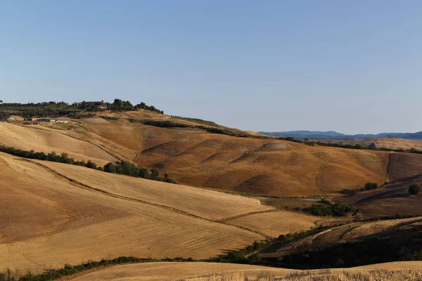 Toscana landskap, runt staden Siena — Stockfoto