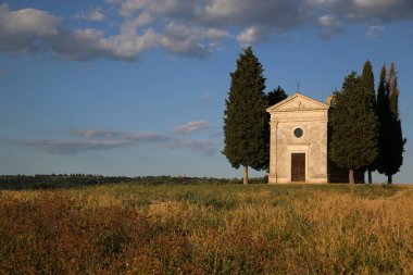 Güzel Toskana manzarası, Val Dorcia
