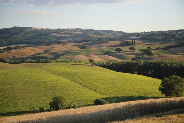 Bela paisagem da Toscana, Val DOrcia — Fotografia de Stock