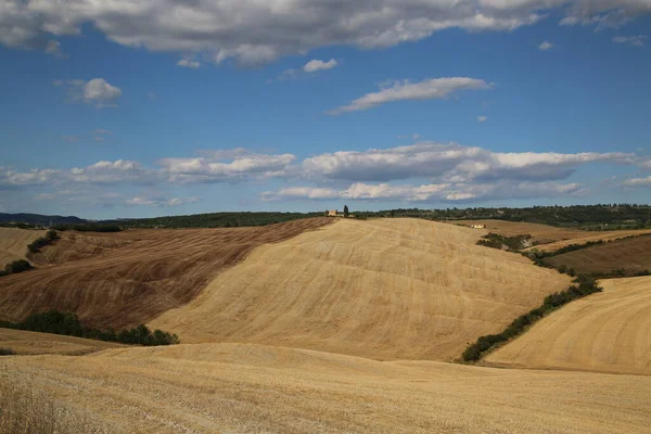 Bellissimo paesaggio toscano, Val DOrcia — Foto Stock