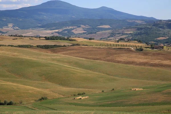 Wunderschöne Landschaft der Toskana, Val DOrcia — Stockfoto