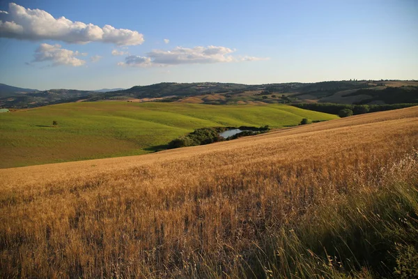 Krásná toskánská krajina, Val DOrcia — Stock fotografie