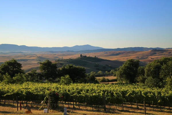 Vackert Toscana landskap, Val DOrcia — Stockfoto