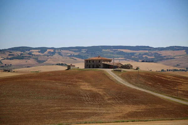 Hermoso paisaje en Toscana, Val DOrcia — Foto de Stock