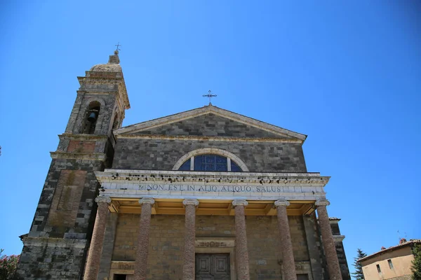 Catedral de Montalcino na Toscana, Itália — Fotografia de Stock