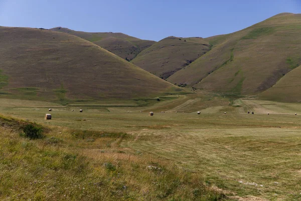 Castelluccio platå i UMBRIA, Italien — Stockfoto