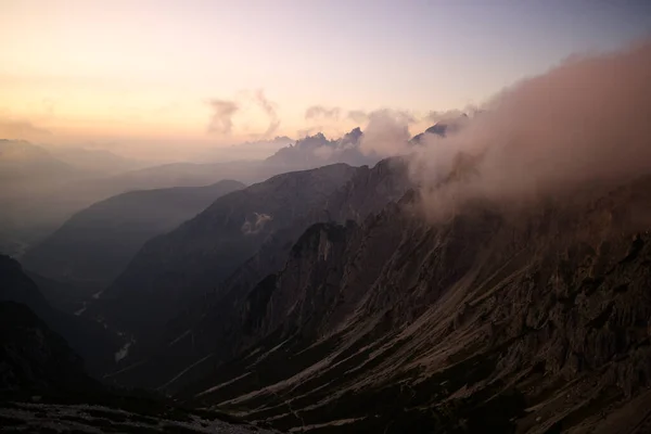 Parque Natural Three Peaks Las Dolomitas Italianas Foto Alta Calidad —  Fotos de Stock