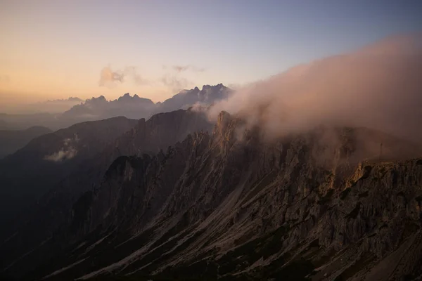 Parc Naturel Des Trois Pics Dans Les Dolomites Italiennes Photo — Photo