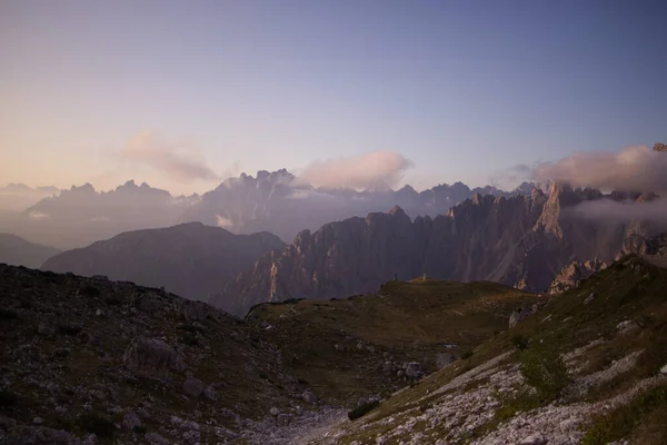 Het Natuurpark Three Peaks Italiaanse Dolomieten Hoge Kwaliteit Foto — Stockfoto