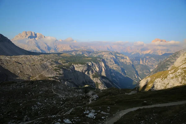 Φυσικό Πάρκο Three Peaks Στους Ιταλικούς Δολομίτες Υψηλής Ποιότητας Φωτογραφία — Φωτογραφία Αρχείου