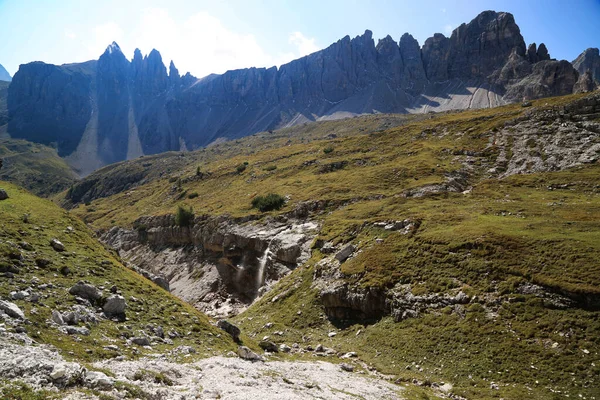 Parque Natural Three Peaks Las Dolomitas Italianas Foto Alta Calidad — Foto de Stock