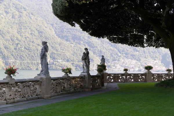 Lago Como, detalhe de Villa Balbaniello, Itália — Fotografia de Stock