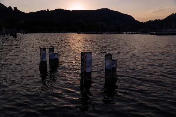 意大利科莫湖景观 — 图库照片