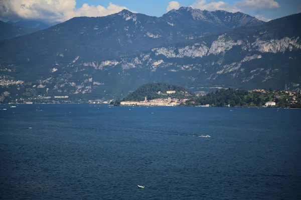 Tájkép Como Lake, Olaszország — Stock Fotó