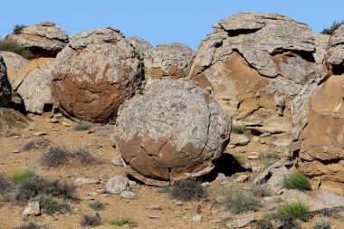 Torysh, Kazakistan 'daki Küre Vadisi. Yüksek kalite fotoğraf