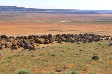 Torysh, Kazakistan 'daki Küre Vadisi. Yüksek kalite fotoğraf