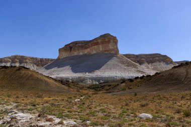 Bozjyra, Kazakistan 'ın görkemli kaya oluşumları. Yüksek kalite fotoğraf