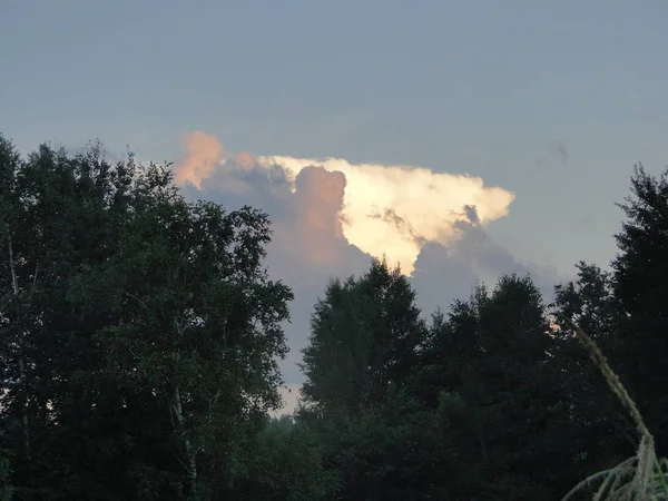 Nube Cúmulos Después Del Atardecer —  Fotos de Stock