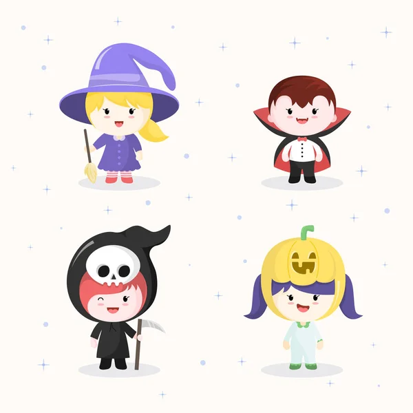 Cadılar Bayramı kostümleri sevimli kawaii karakter Koleksiyonları. 