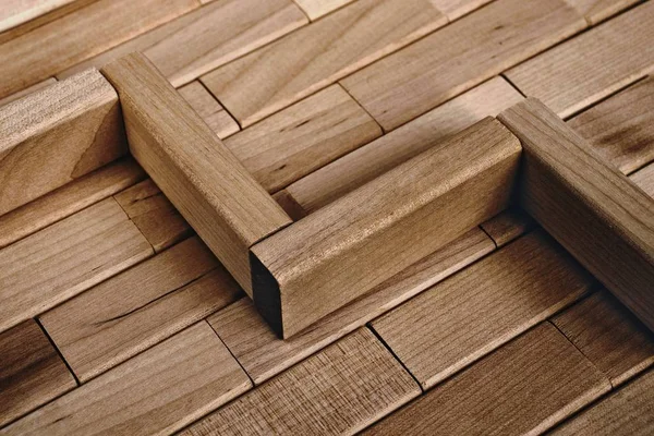Hintergrund Textur Der Holzklötze — Stockfoto