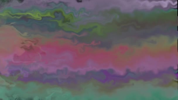 Abstract Colorful Backgrounds Flow Colored Smoke Liquid Moving Seamless Loop — Stock Video
