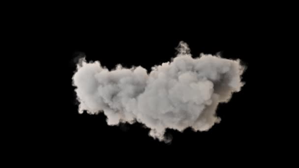 Güzel fırtına bulutu — Stok video