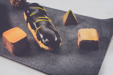 Şekerleme yemek. Pişirme kek ve hamur işleri