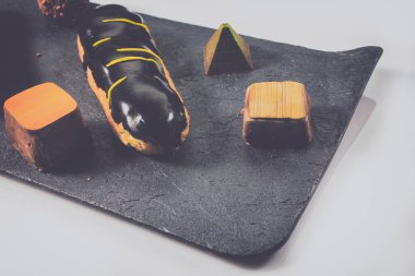 Şekerleme yemek. Pişirme kek ve hamur işleri