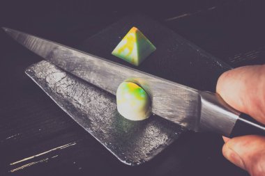 El yapımı tatlılar. Çikolata şekerleme