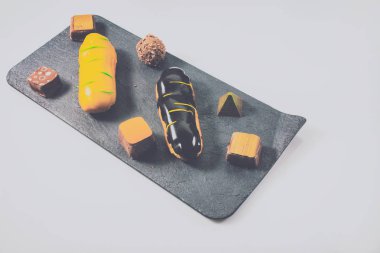 Şekerleme yemek. Pişirme kek ve hamur işleri