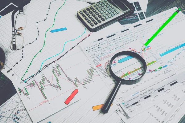 Finansal analizi ve grafikler. Forex ve hisse senedi piyasaları arka plan