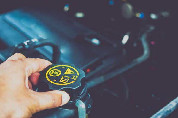 Technische Controle Van Motor Van Auto — Stockfoto