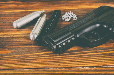 Vinnitsa, Ukrayna - 25 Haziran 2017: Atletik hedef üzerinde çekim