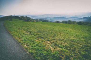 Dağlık bir alanda güzel sahne