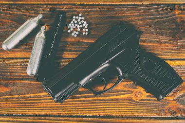 Vinnitsa, Ukrayna - 25 Haziran 2017: Atletik hedef üzerinde çekim