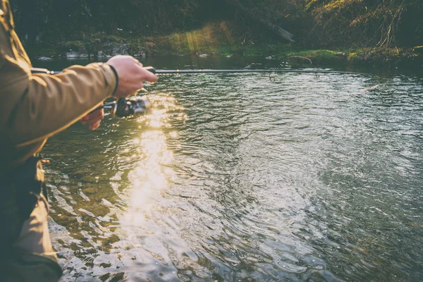 Pesca Río — Foto de Stock