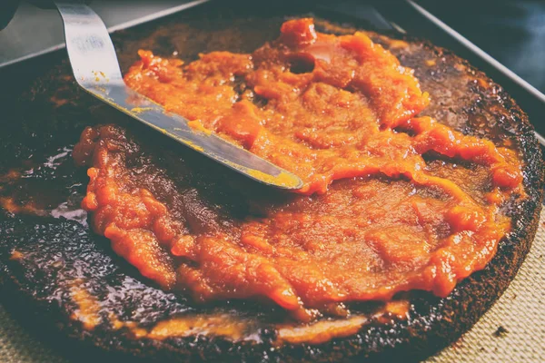 Hazırlık pasta, Pastalar reçel Yayilim