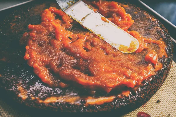 Hazırlık pasta, Pastalar reçel Yayilim