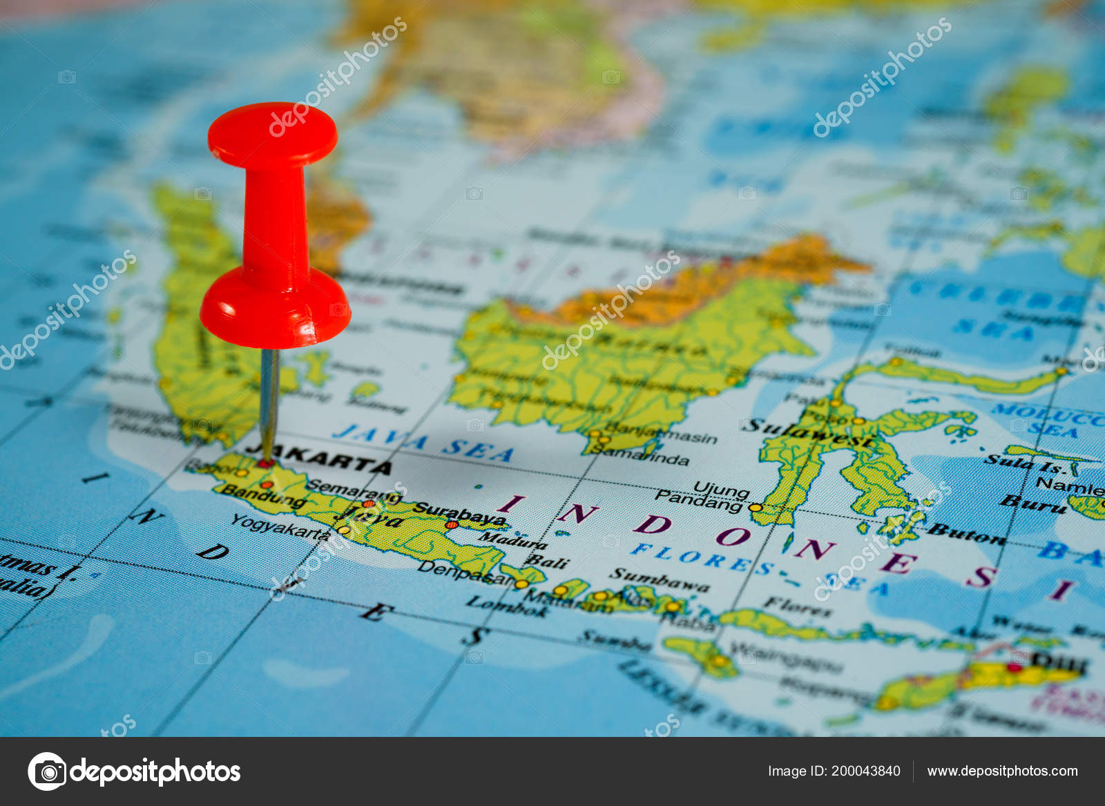 jakarta indonesia map