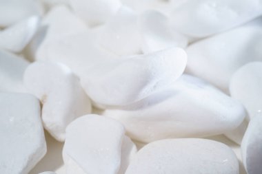 Arka plan beyaz çakıl